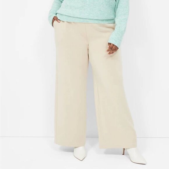 Lane Bryant Khaki Pants Woman’s Plus Size 4 - Picture 1 of 8